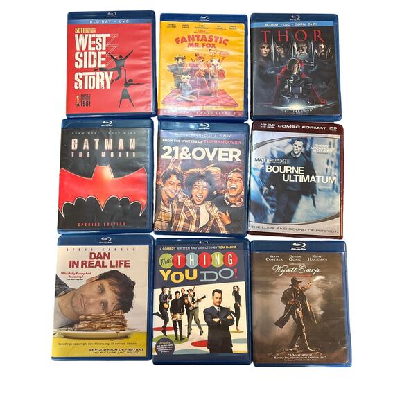 9 film action drama movie Blu ray bundle classic - Picture 1 of 3